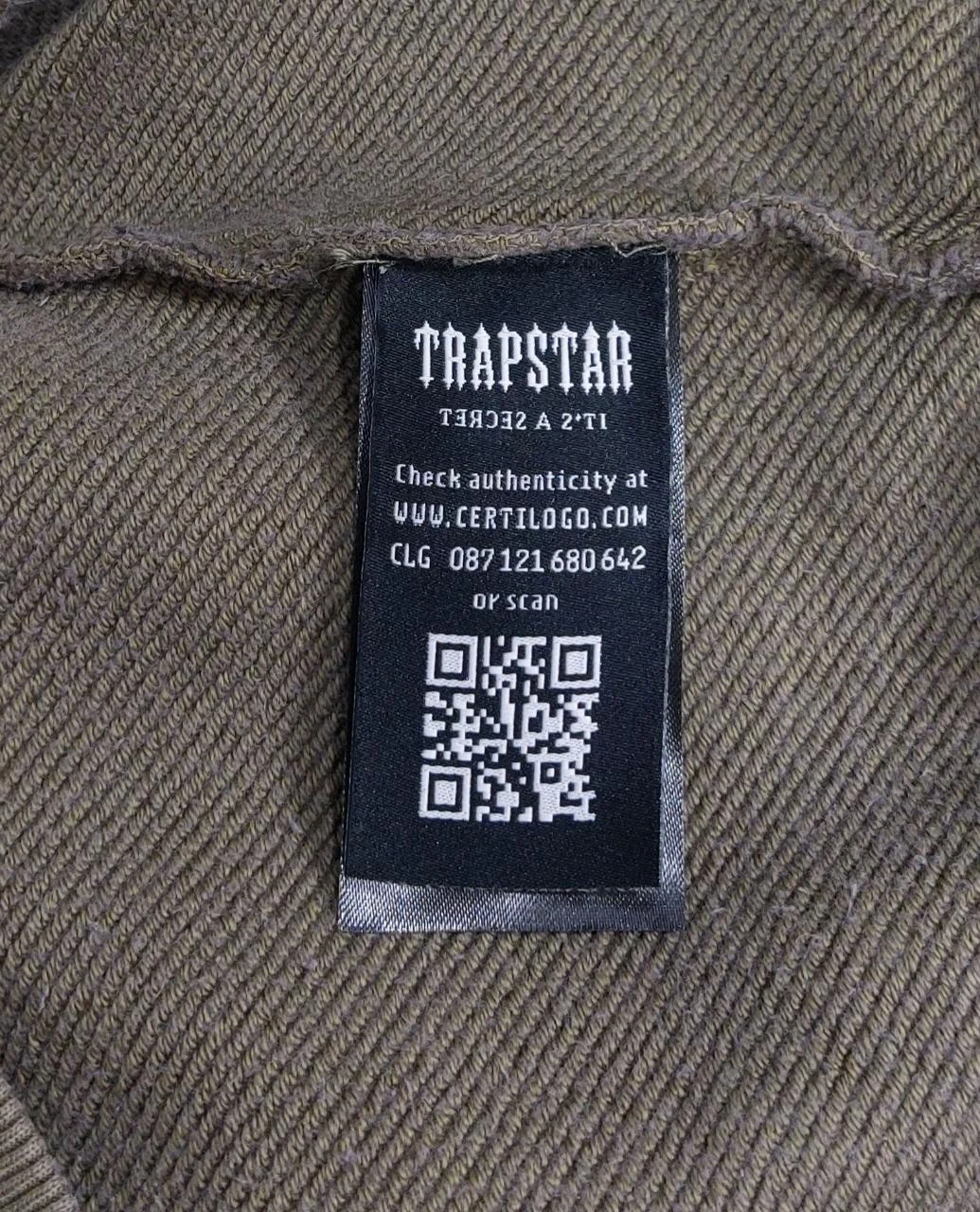 Trapstar spray paint hoodie - khaki XXL – photo 4